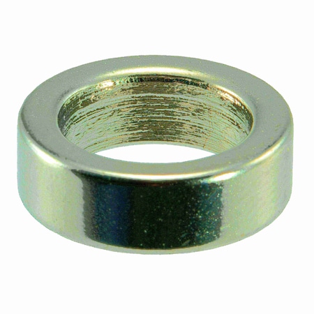 Midwest Fastener Round Spacer, Polished Stainless Steel, 3/4 in Overall Lg, 1/4 in Inside Dia, 4 PK 33348